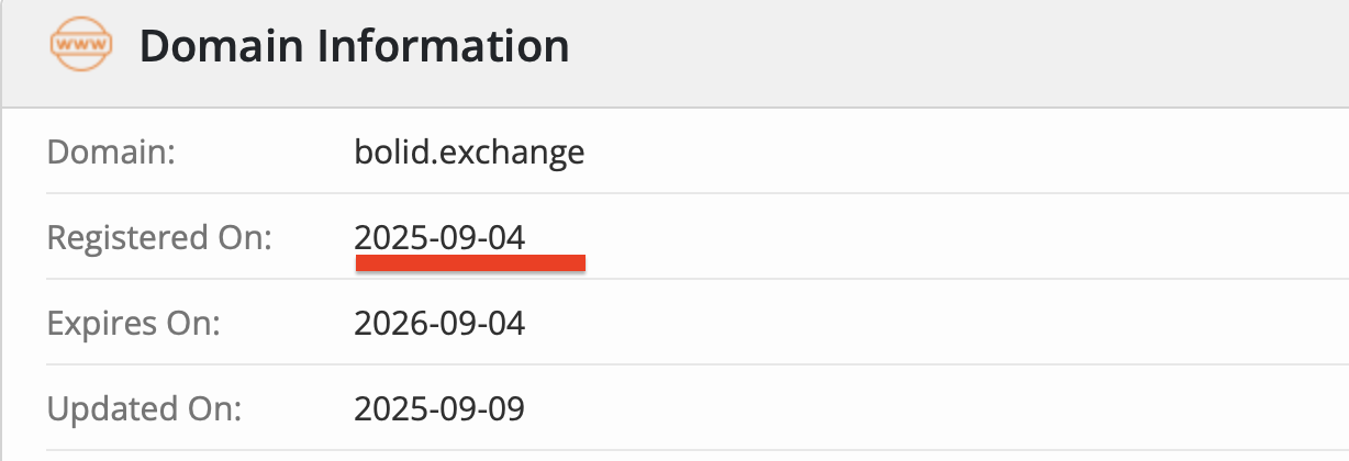 support@bolid.exchange