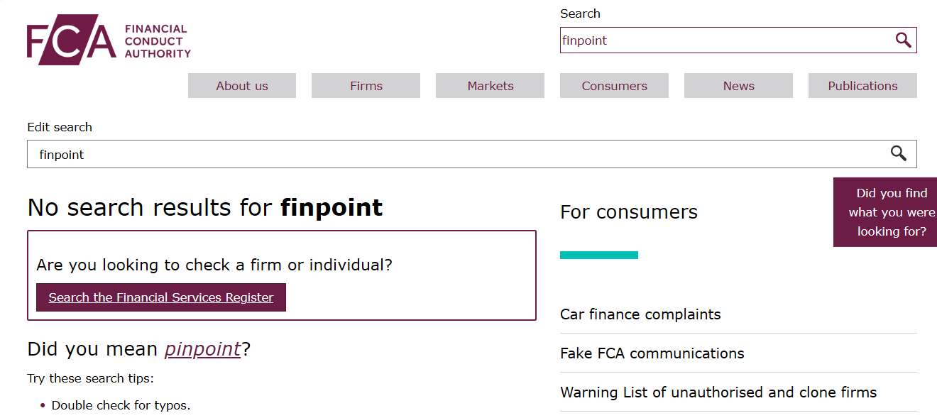 finpoint отзывы