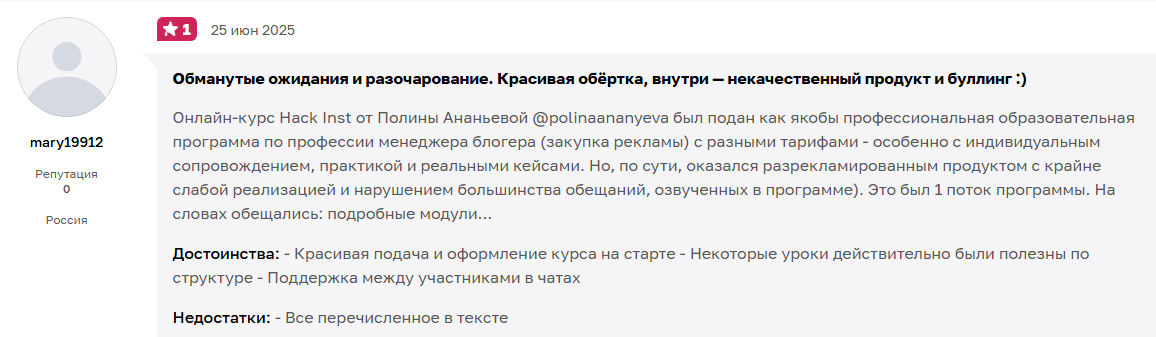 полина ананьева