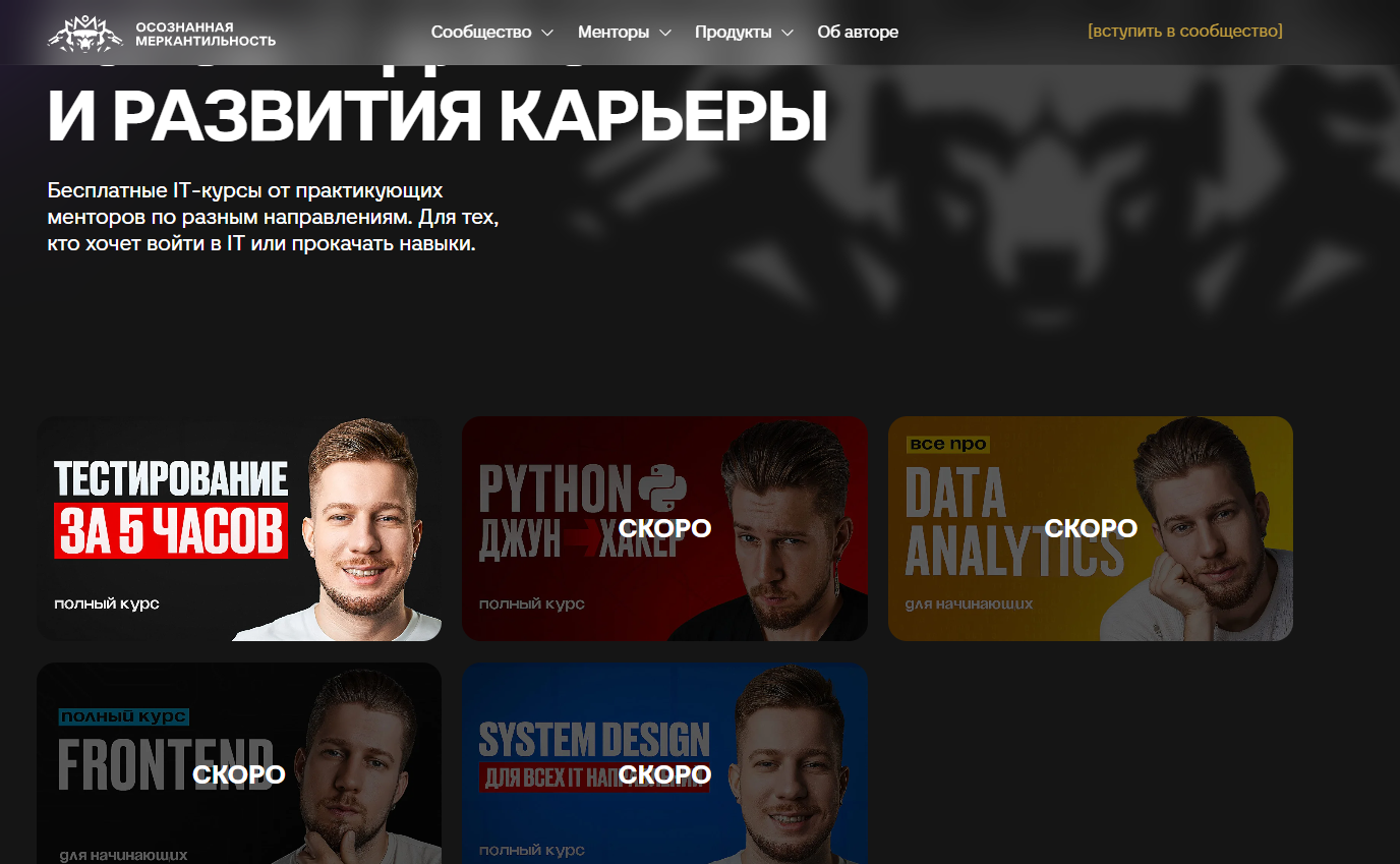 it mentor школа