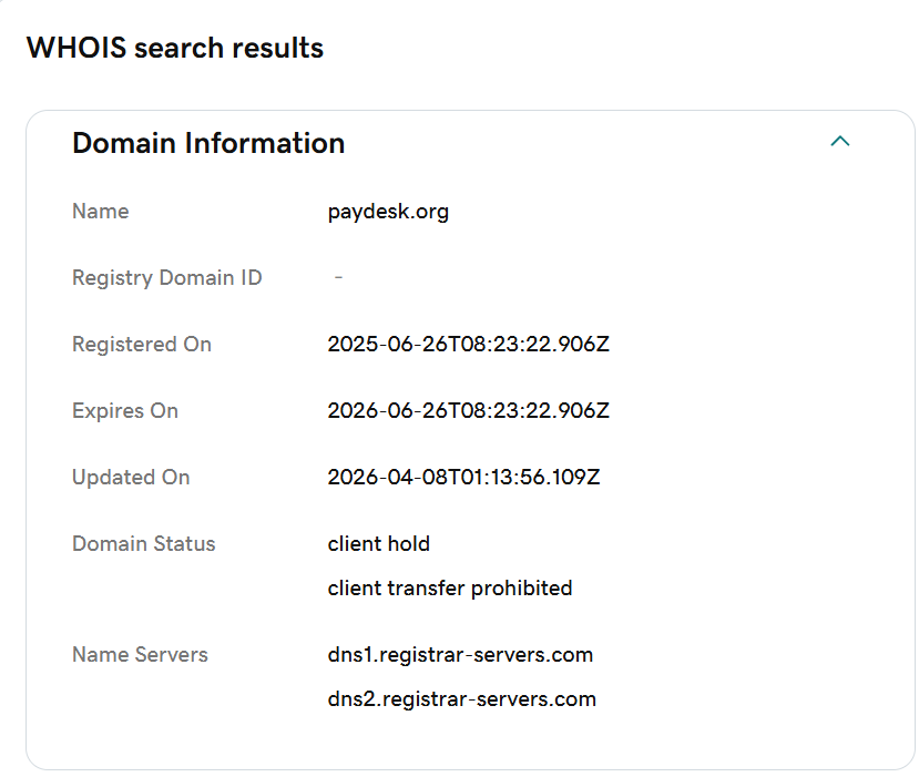 paydesk org отзывы