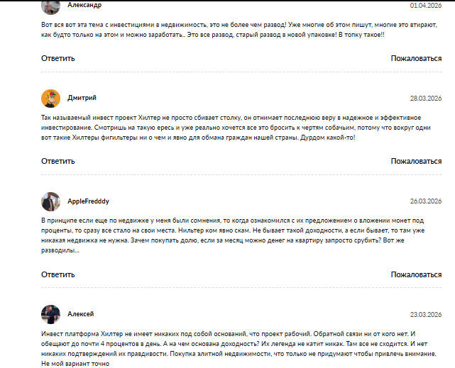 hilter инвестиции