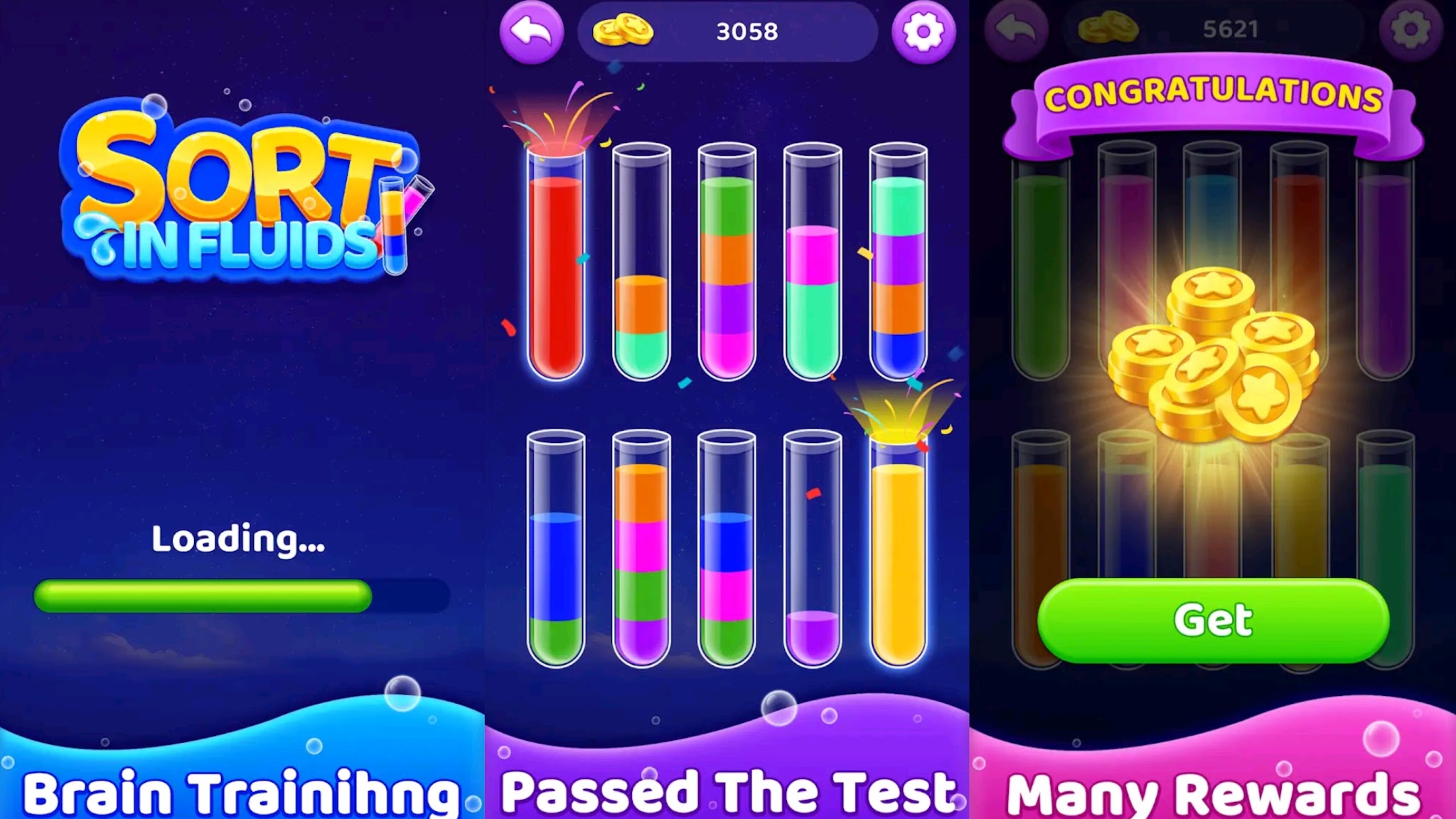 что за игра sort in fluids