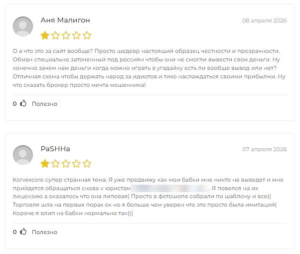 корвекс коре