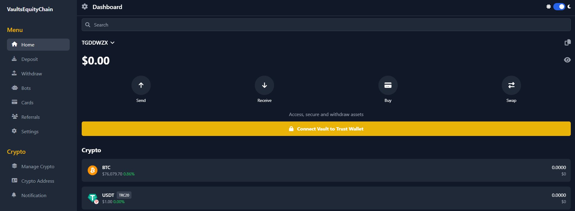 Волтс Экваити Чайн