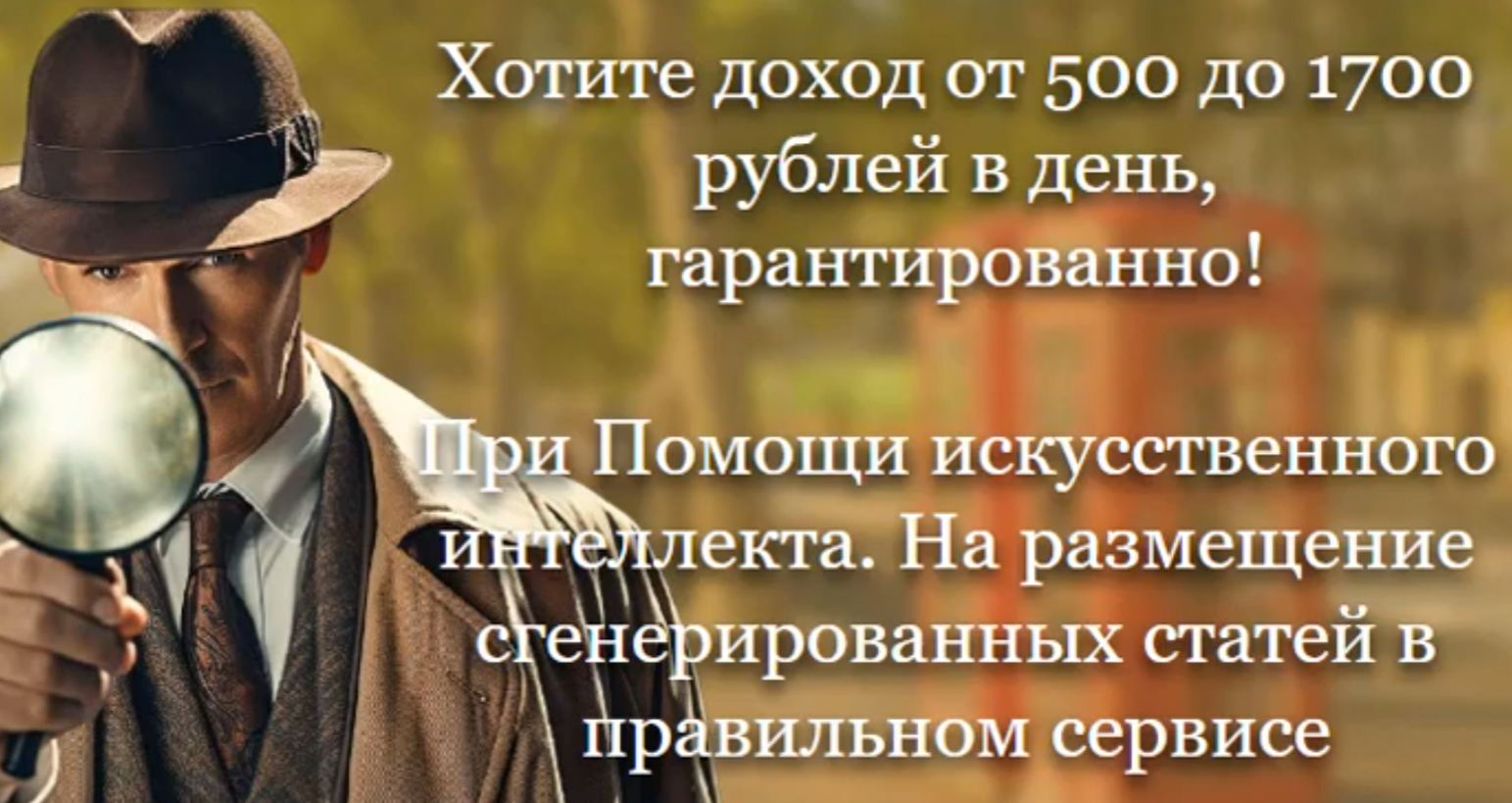 разобрать отзывы о курсе по заработку «Шерлок Холмс»