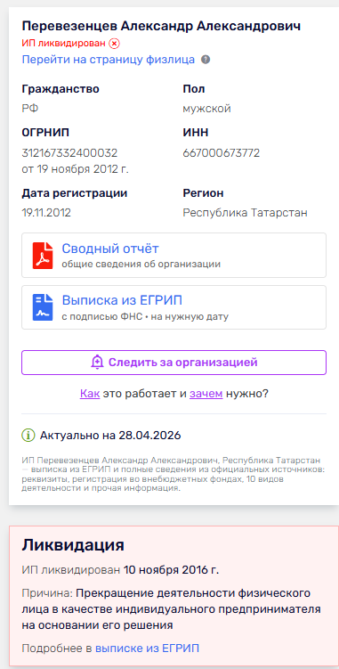 александр перевезенцев