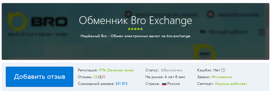exchange bro отзывы