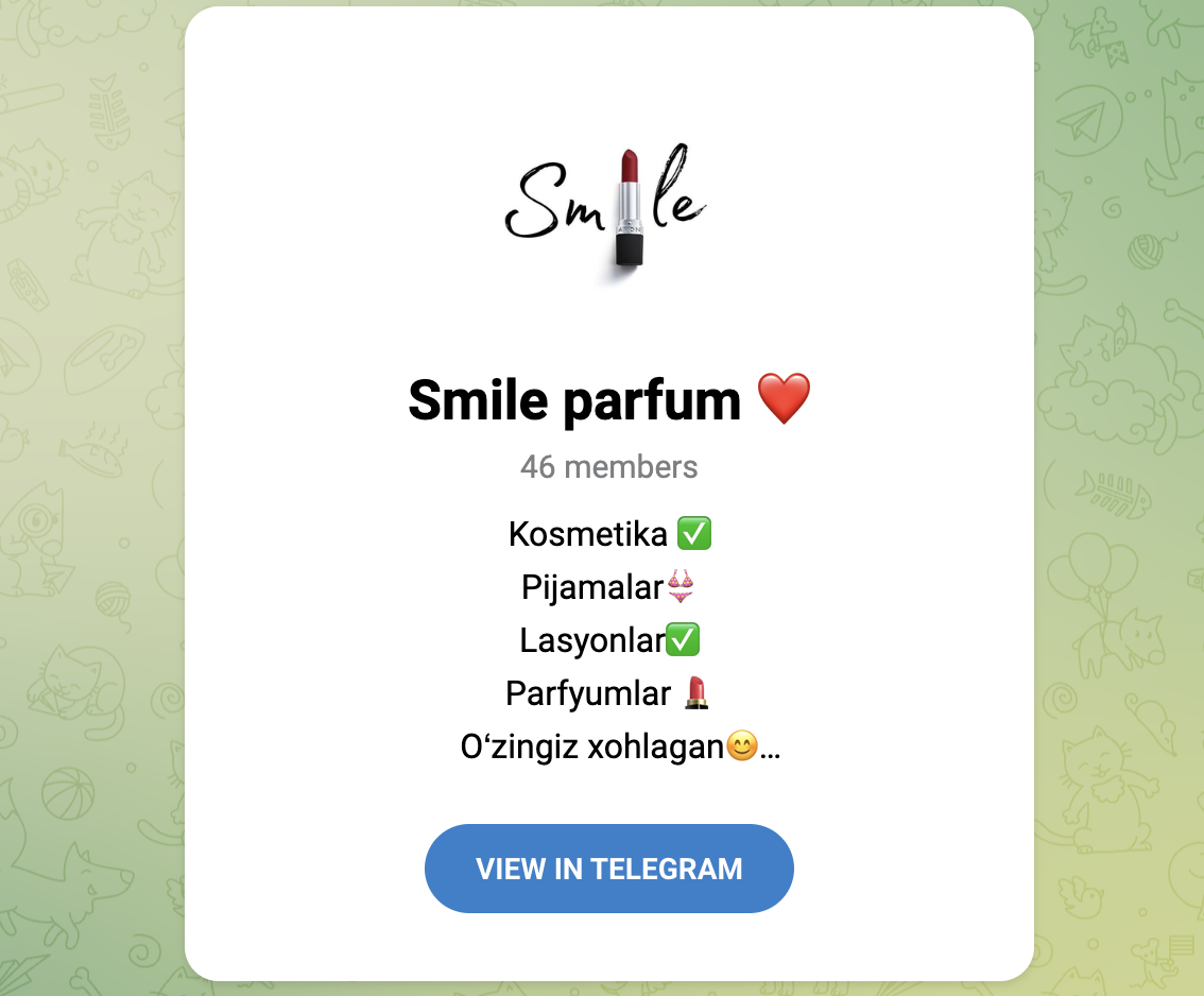 телеграм milaya parfum отзывы магазин