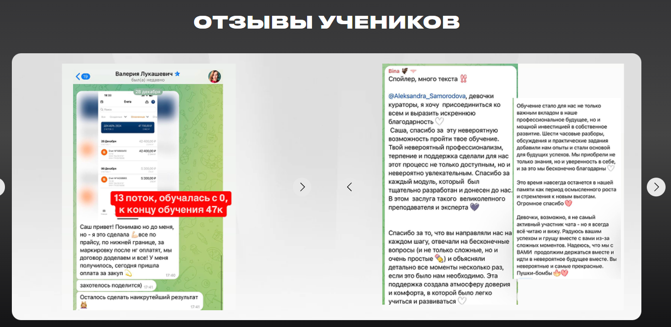 александра самородова курс