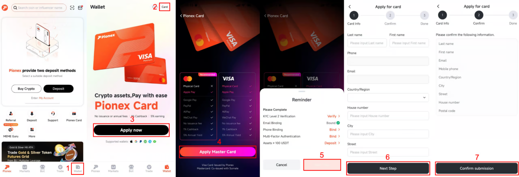 pionex card