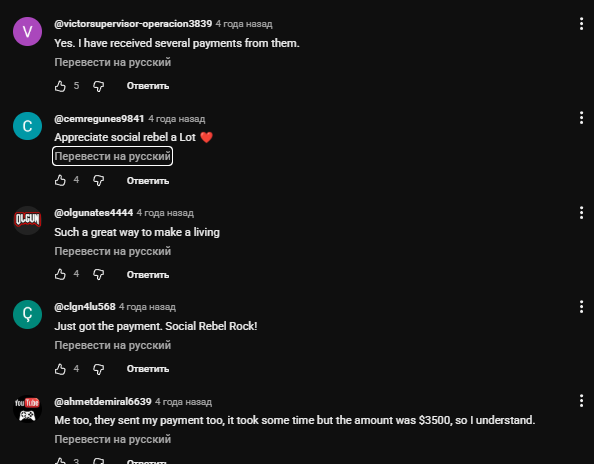 приложение socialrebel отзывы