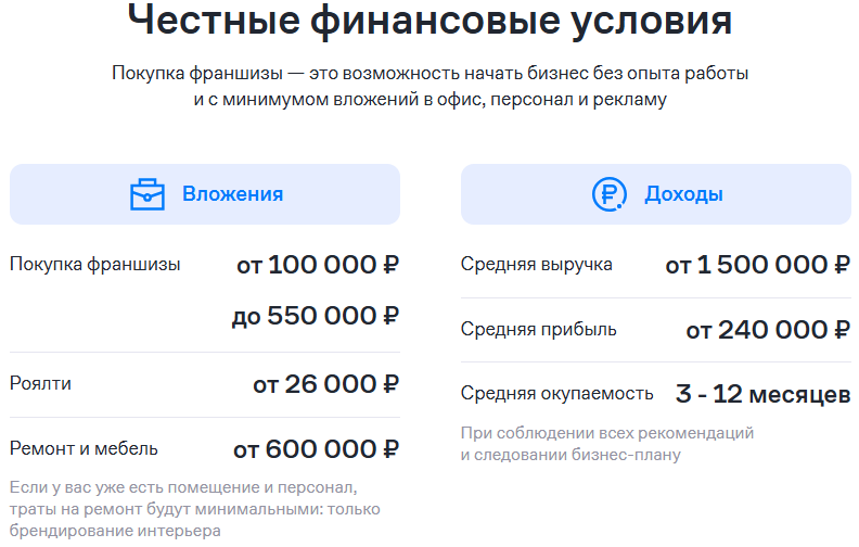 франшиза самолет плюс стоимость