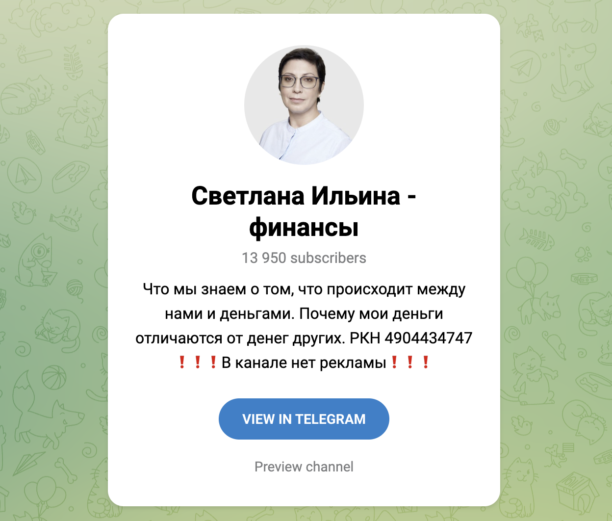 светлана ильина финансовый советник