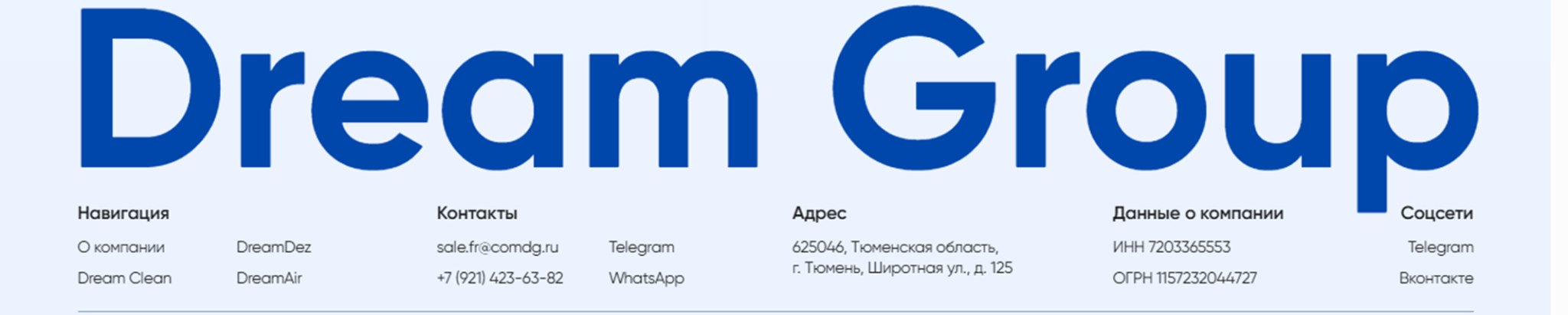 dream group франшиза