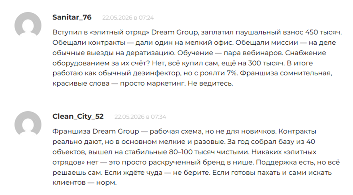 dream group отзывы