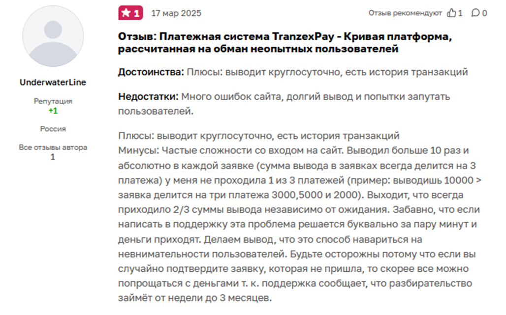 транзекс пэй