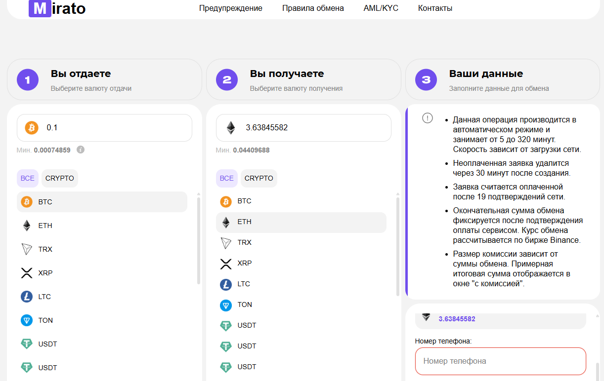 mirato org отзывы