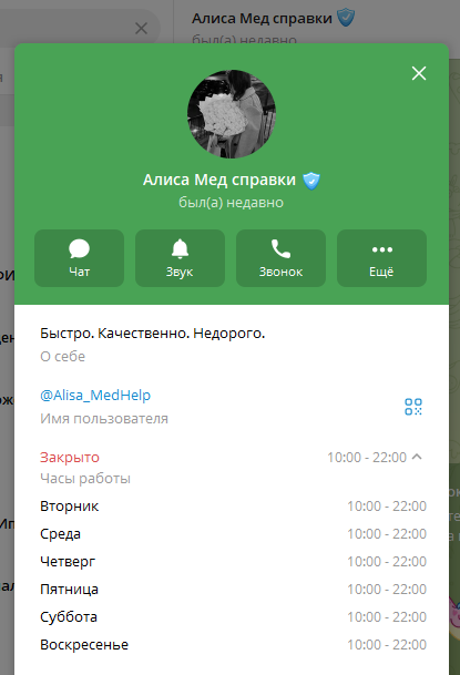 Алиса Мед Справки