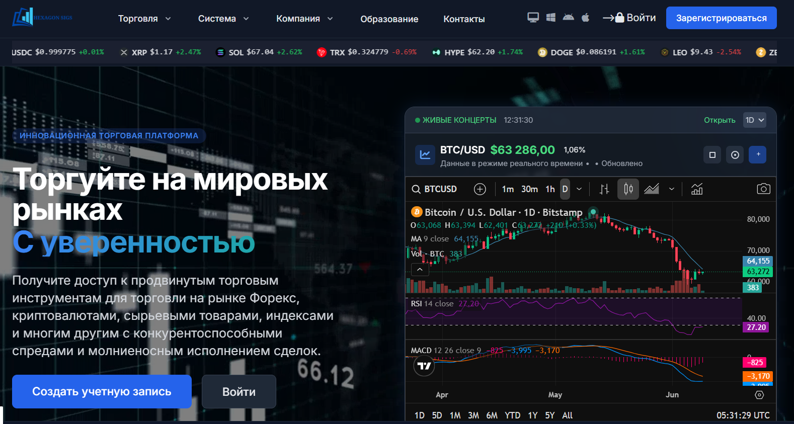 hexagon sigs биржа отзывы