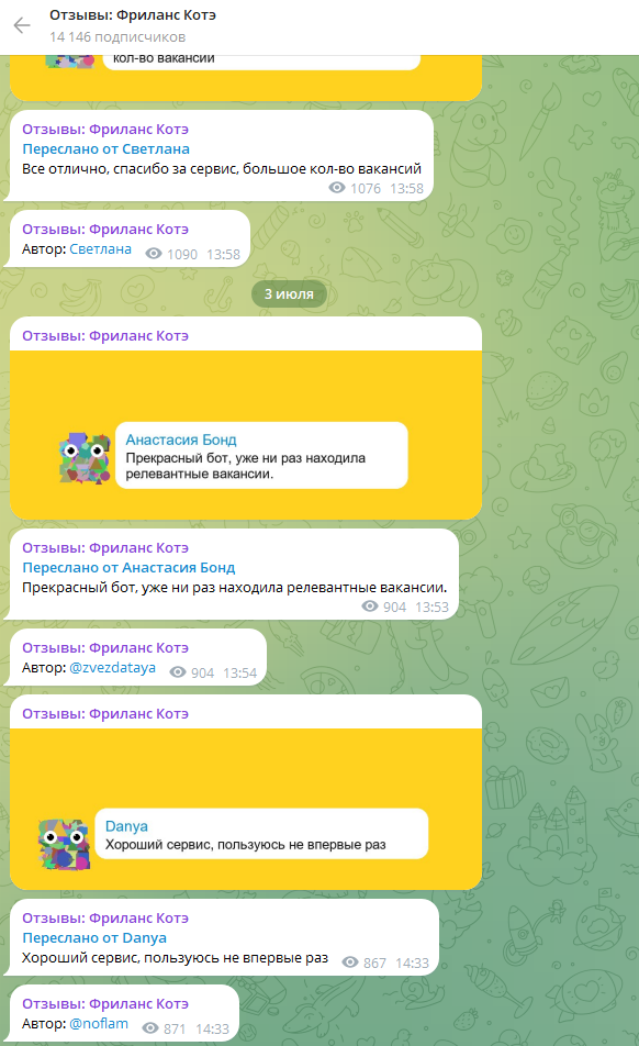 фриланс котэ