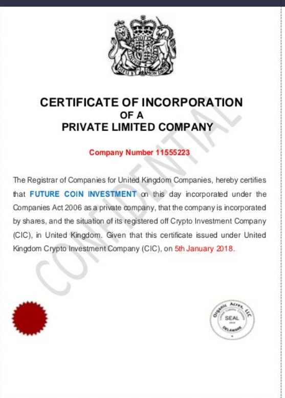 отзывы о компании future coin investment