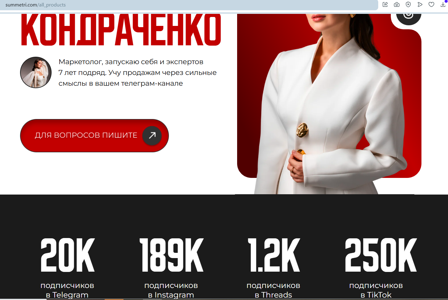 яна кондраченко