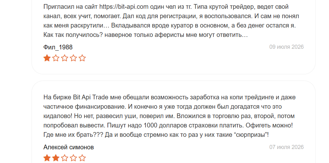 bit api отзывы