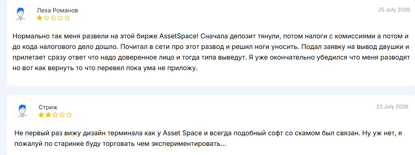 asset space инвестиции