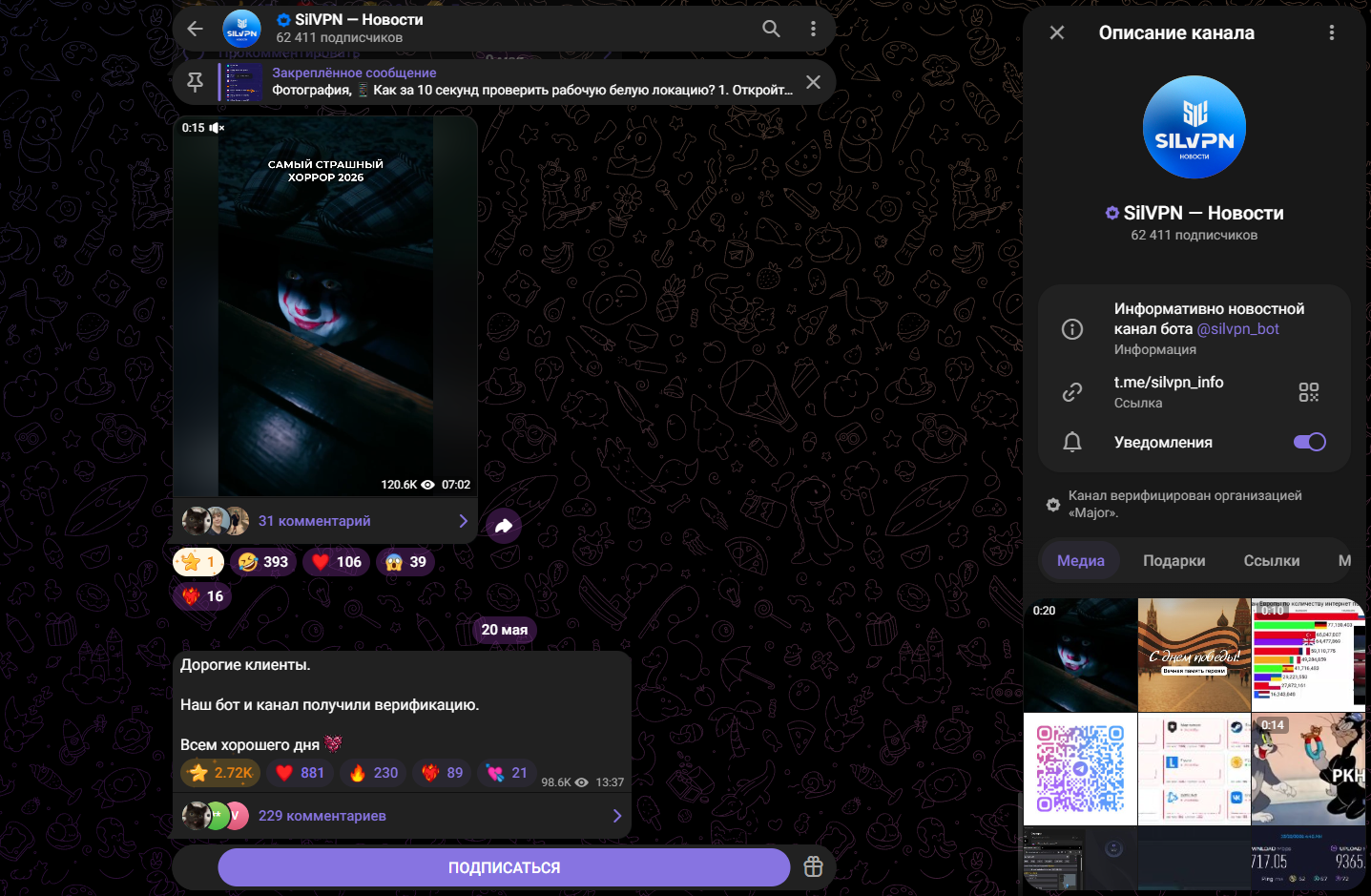 lotvpn bot телеграм