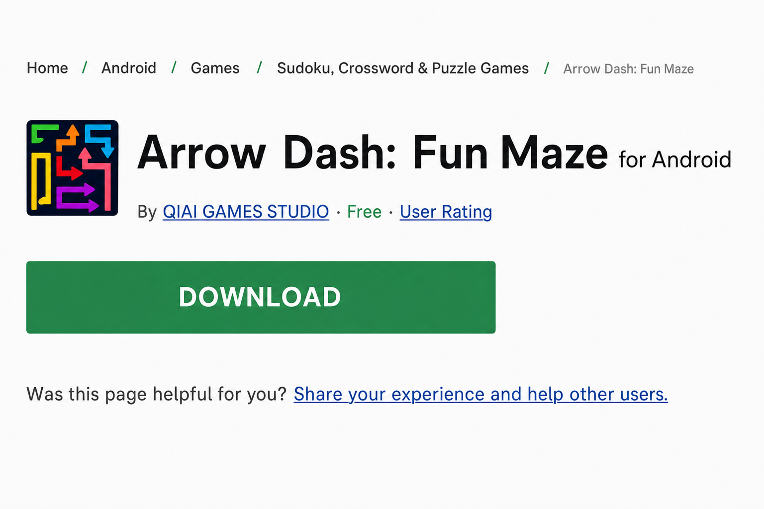Arrow Dash Fun Maze