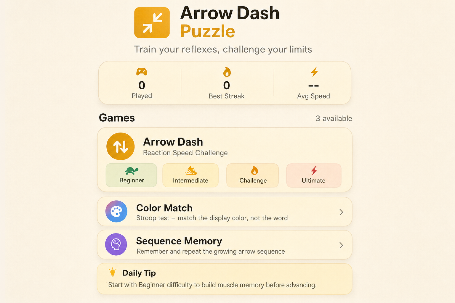 Arrow Dash Puzzle