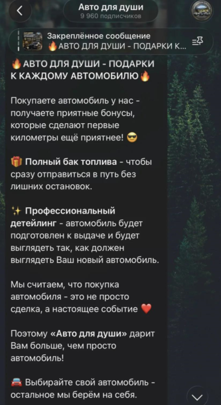 avto dlya dushi