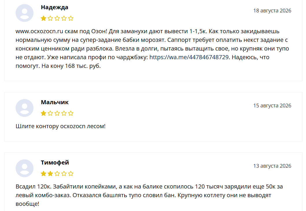 ocxozocn отзывы