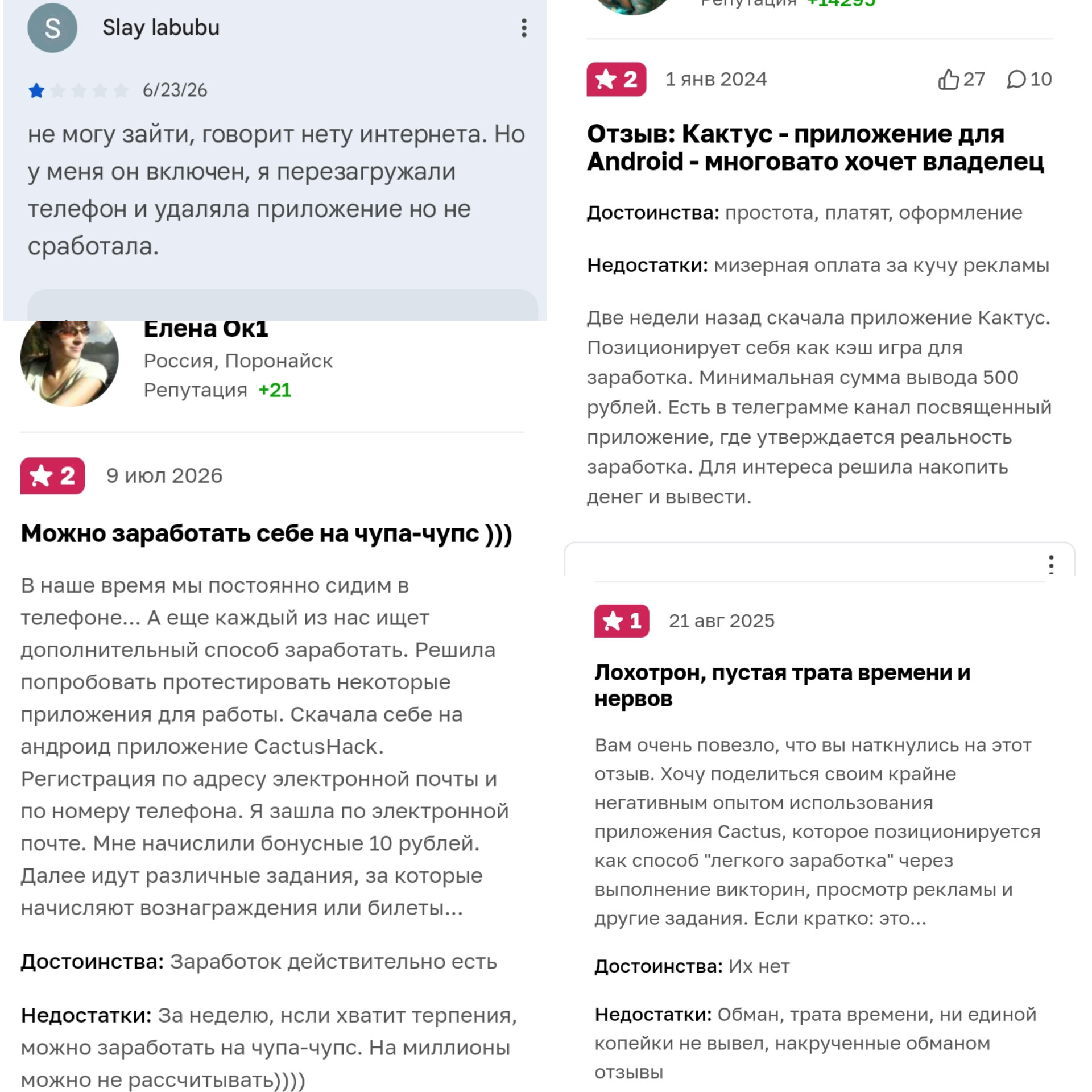 можно заработать в cactushack