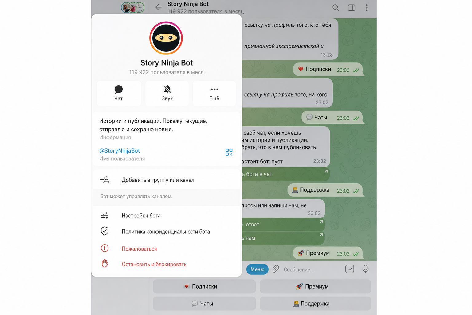 Story Ninja Bot