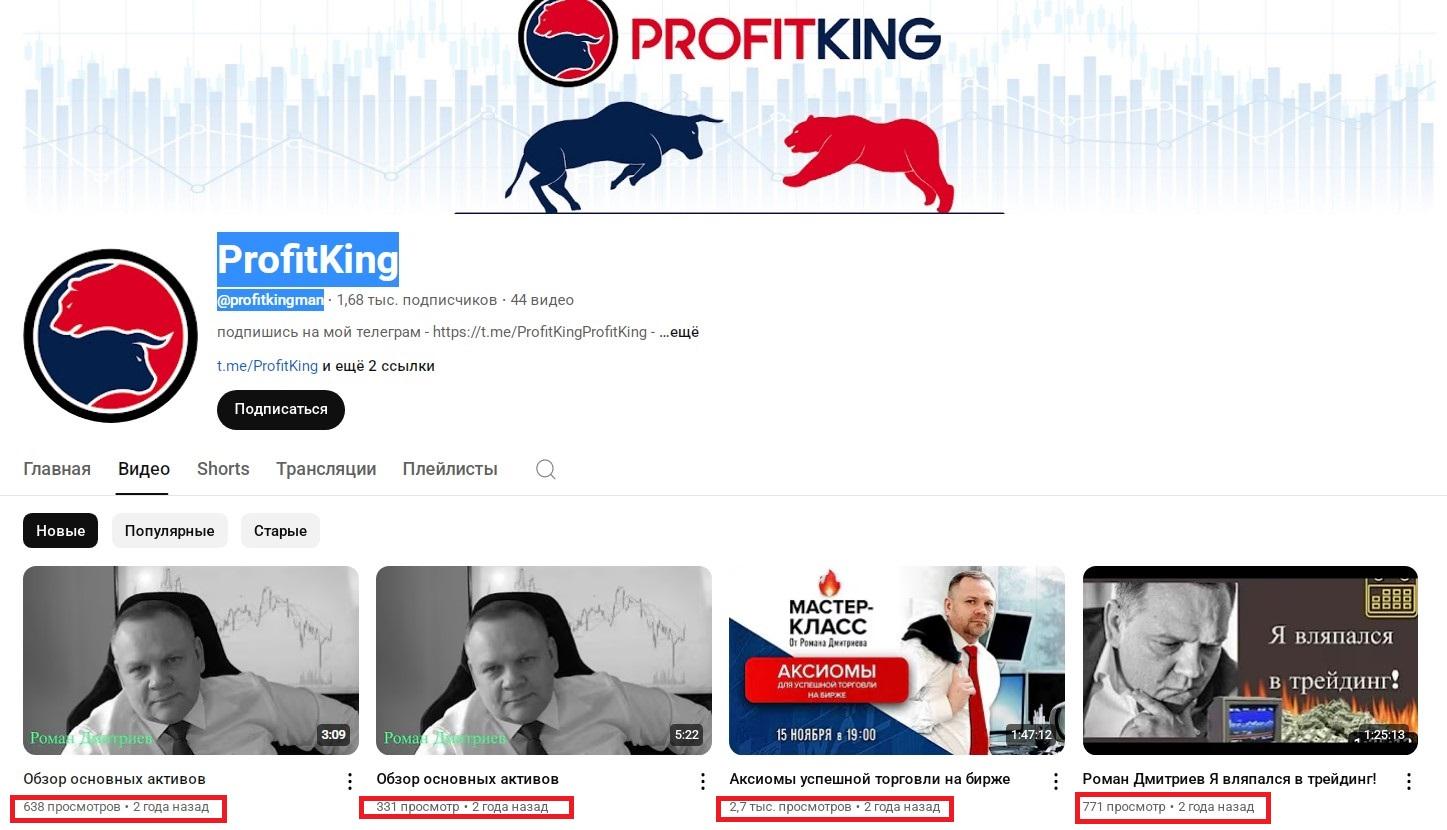Роман Дмитриев. Инвестиции и Трейдинг Profitking