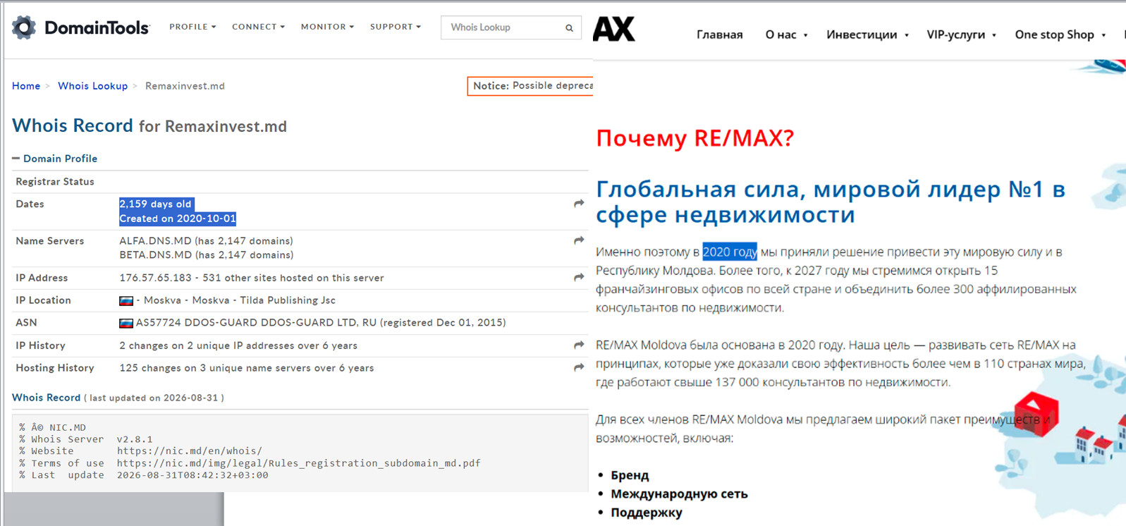Re Max Invest Moldova отзывы