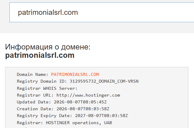 патримониал срл
