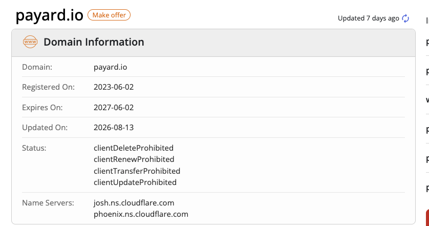 payard io отзывы клиентов