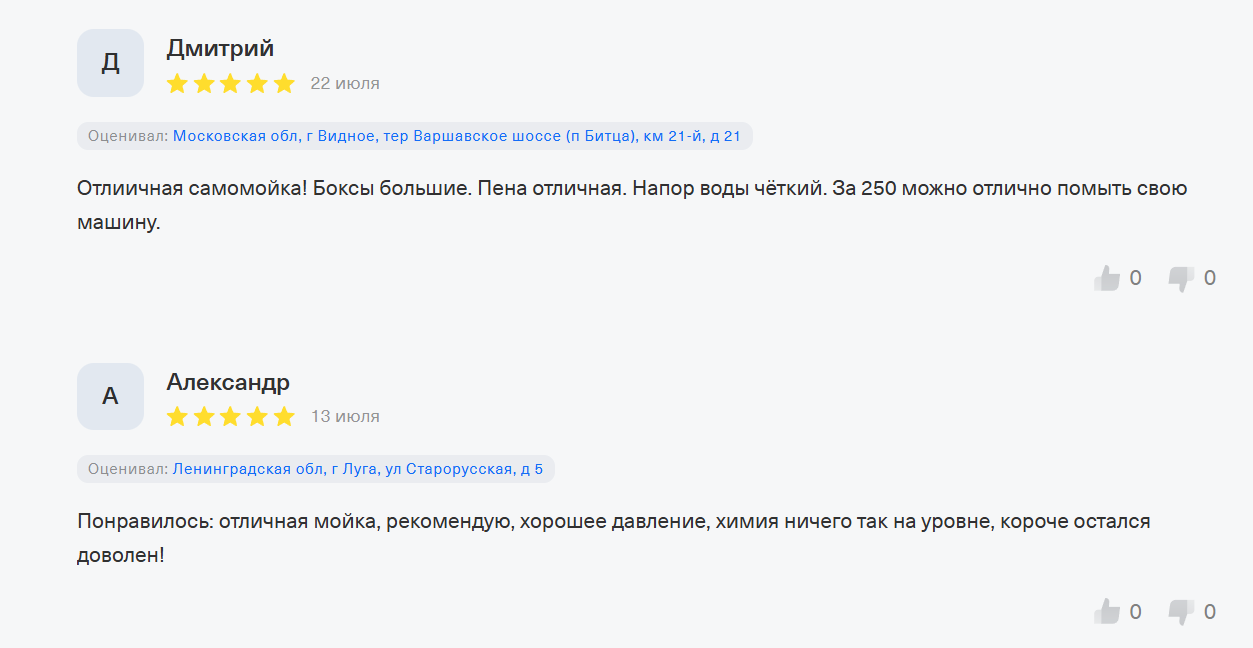 автомойки акварель отзывы инвесторов вложить инвестиции