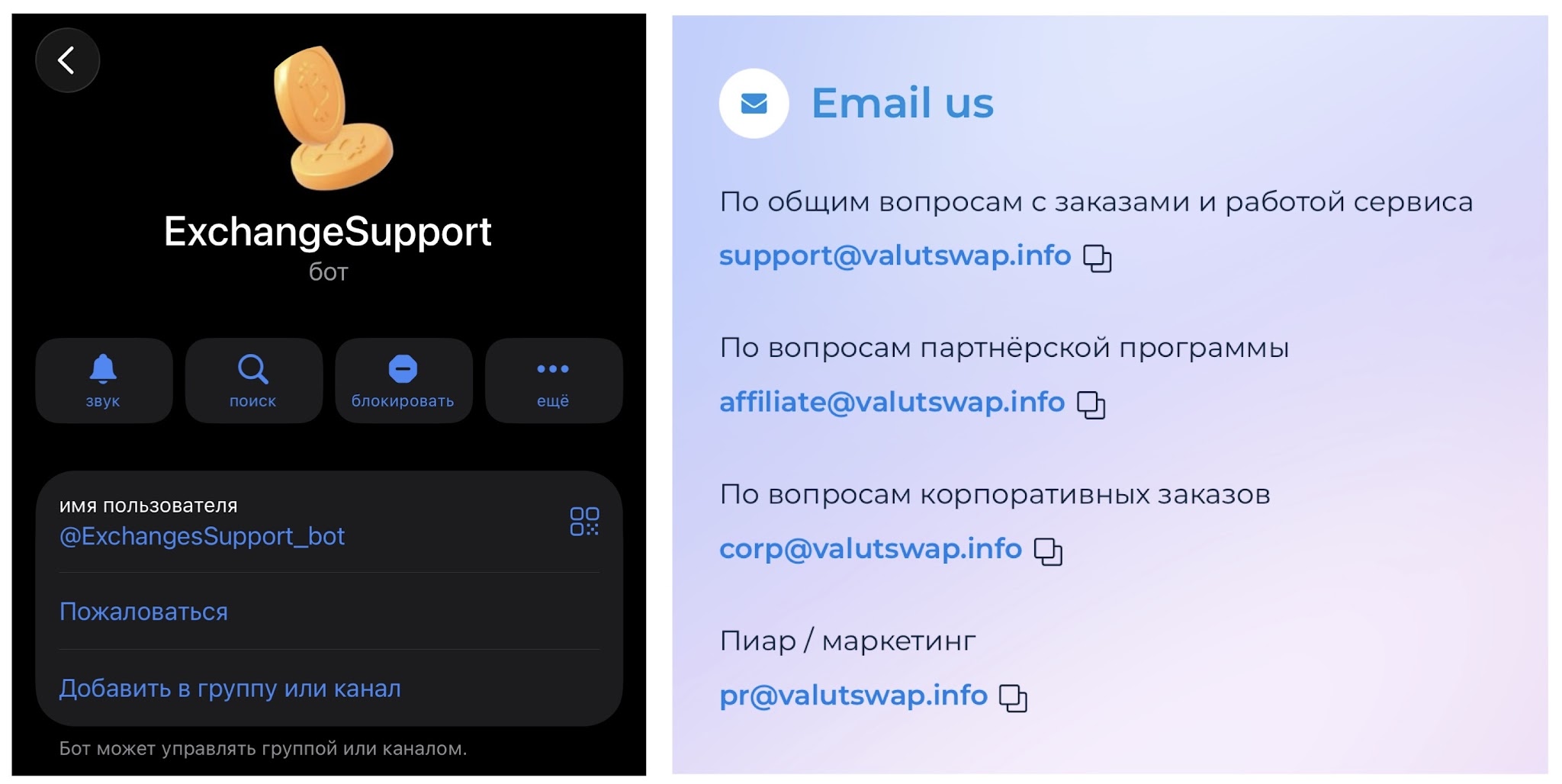 valutswap info