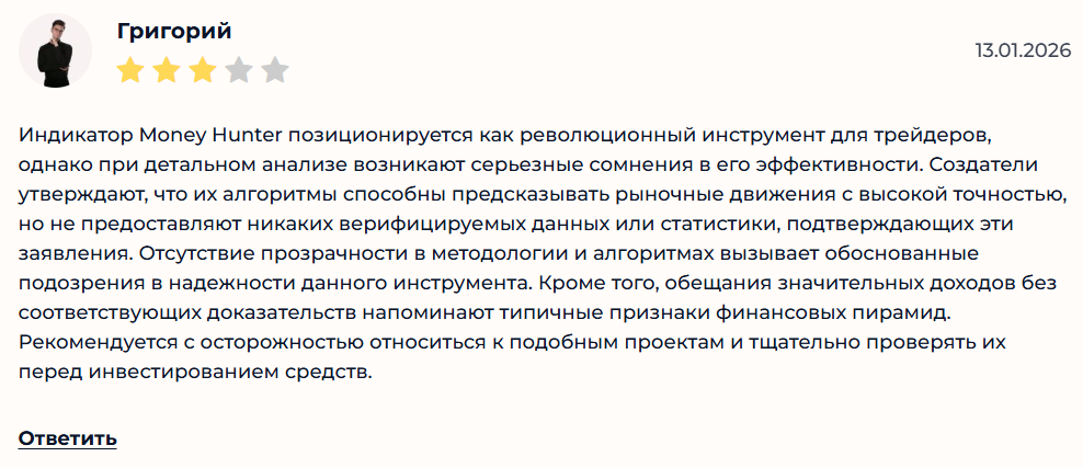 Индикатор Money Hunter