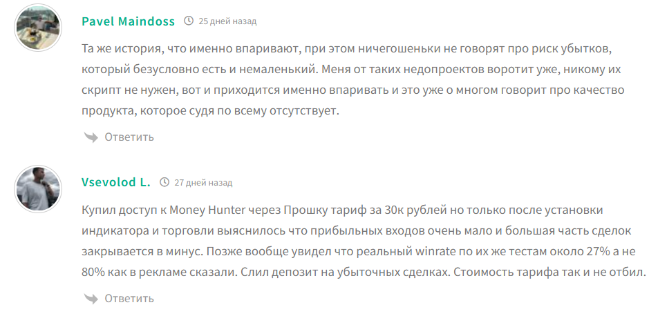 Индикатор Money Hunter