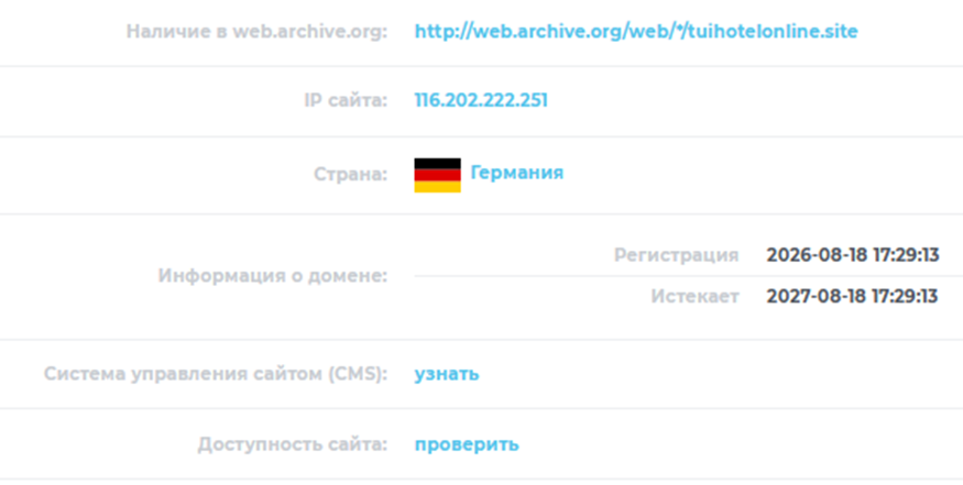 tuihotelonline