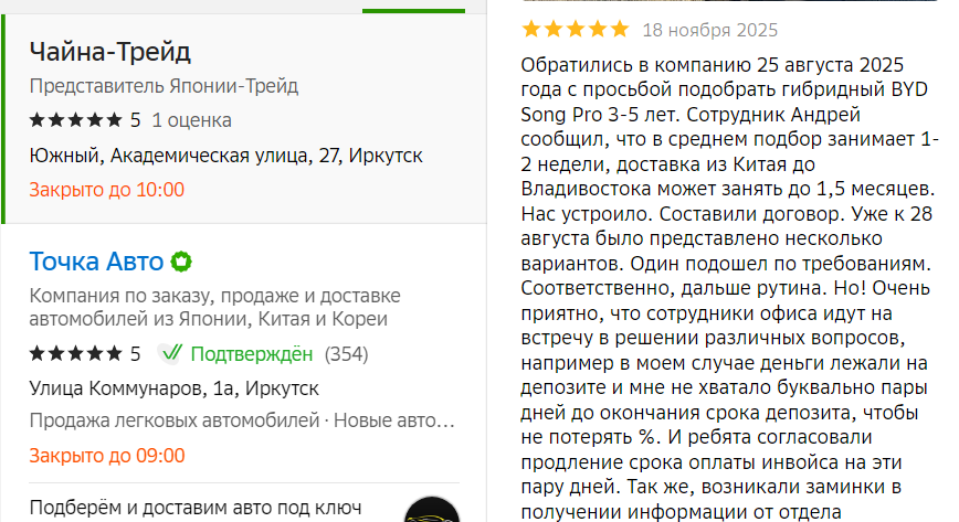 чайна трейд авто из китая отзывы