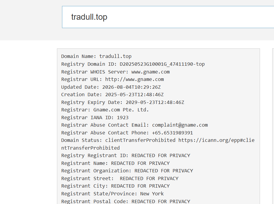 tradull top