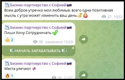заработок от софии отзывы