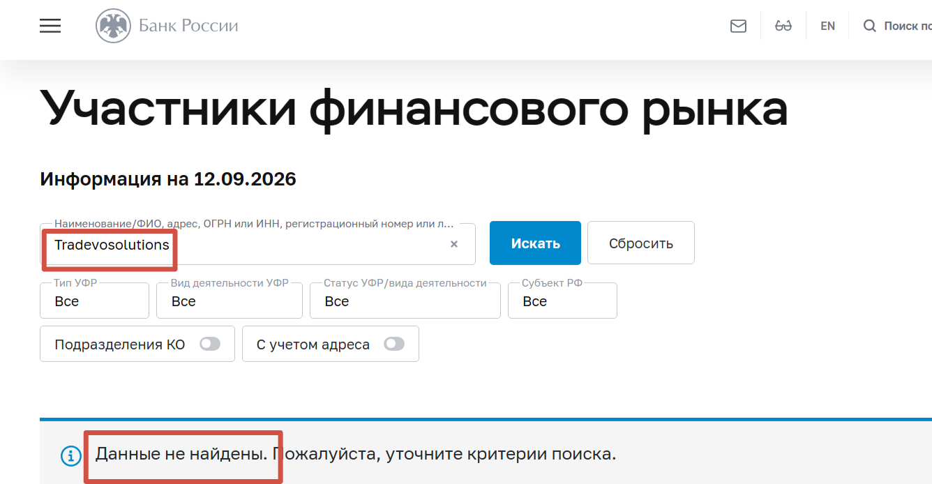 tradevosolutions платформа для торгов