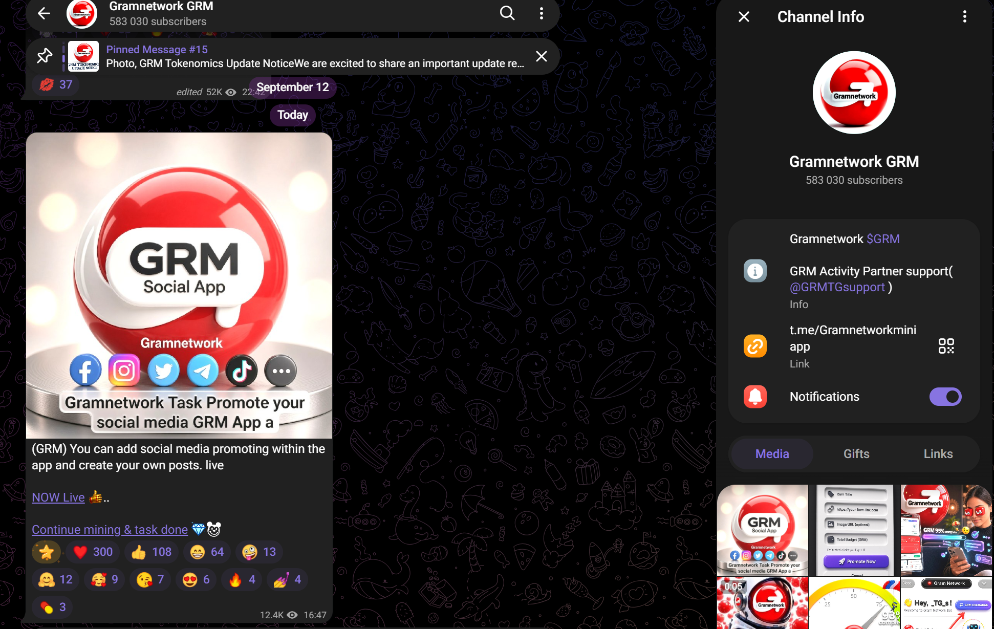 GramNetwork online